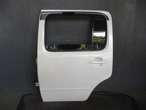 【検査済】 H22年 ミラ ココア DBA-L675S 左リアドア 67004-B2150 白パール W24 [ZNo:04003708]