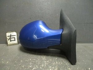 [ inspection settled ] H20 year Twingo ABA-ND4F right door mirror blue RPM [ZNo:04011800]