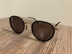 OLIVER PEOPLES オリバーピープルズ サングラス　MP-2 雅 BK ブラック × ゴールド 彫刻フレーム 