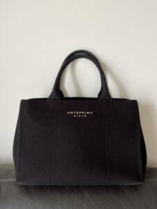  beautiful goods Anteprima black campus cloth bag 