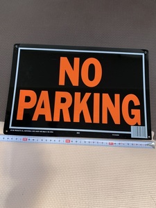 MADE IN USA☆屋外使用可能☆　NO PARKING☆アルミ看板☆駐車禁止