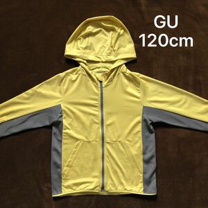 GU 120cm KIDS UVカットフルジップパーカー