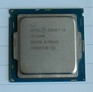 ★ CPU INTEL CORE i3-6100 SR 2HG 3.70GHz 中古動作品 ★