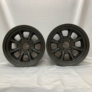 【在庫あり即納】RS Watanabe R TYPE 15×8J+-0 4H-114.3 ブラック/15インチ ワタナベ アルミホイール 2本