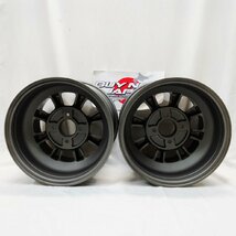 【在庫あり即納】RS Watanabe R TYPE 15×10J-25 4H-114.3 ブラック　2本 / 15インチ ワタナベ アルミホイール_画像2