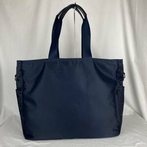 1スタ / PORTER LIFT TOTE BAG(L) / ポーター リフト トートバッグ / ネイビー 大きいサイズ ビジネス /汚れありの画像2