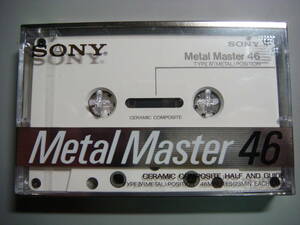 SONY Metal Master 46 metal master cassette tape 