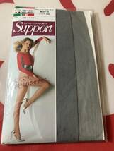 サポート パンティストッキング アリスグレー S-M support panty stocking パンスト 昭和 レトロ_画像1