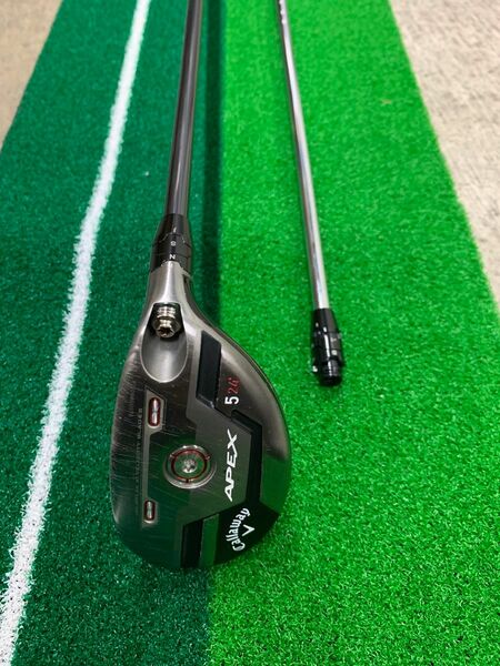 キャロウェイ callaway APEX 5UT 24° ヘッドカバー/シャフト2本付き