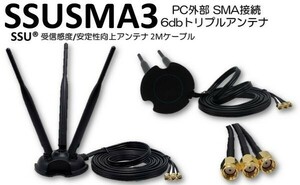 特価 1300Mbps Wi-Fi 対応 強化 高速 安定 無線 トリプル アンテナ ケーブル2m