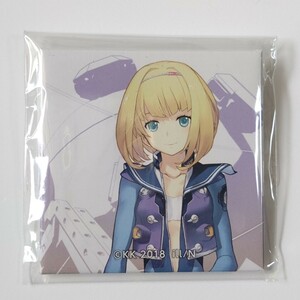 ヘヴィーオブジェクト■ミリンダ＝ブランティーニ■缶バッジ■HO　HEAVY OBJECT　スクエア缶バッジ