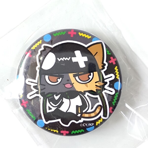 にゃんころり/けんぷろ学園■ヤシー■缶バッジ■猫 ネコ グッズ