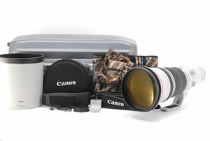  rare rare * Canon Canon EF 600mm F4L IS II USM *AF/MF operation verification settled * attache case, accessory completion *