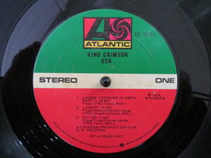 KING CRIMSON/USA (US：Atlantic SD 18136）'75