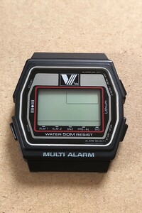 カシオ CASIO W-25 MULTI ALARM ジャンク 昭和レトロ 部品取りやレストアベース等に オールドデジタル