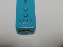 R050【送料無料 即日発送 動作確認済】Wii リモコンモーションプラス内蔵 任天堂 純正 RVL-036 青　ブルー_画像2