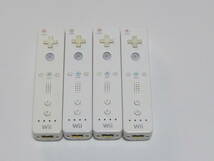 R03【即日発送 送料無料 動作確認済】Wii リモコン　4個セット　任天堂　純正品　RVL-003 白　ホワイト コントローラ_画像1