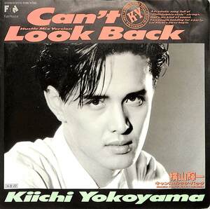 C00185778/EP/横山輝一「Cant Look Back/僕なら平気さ(1986年：07FA-1088)」