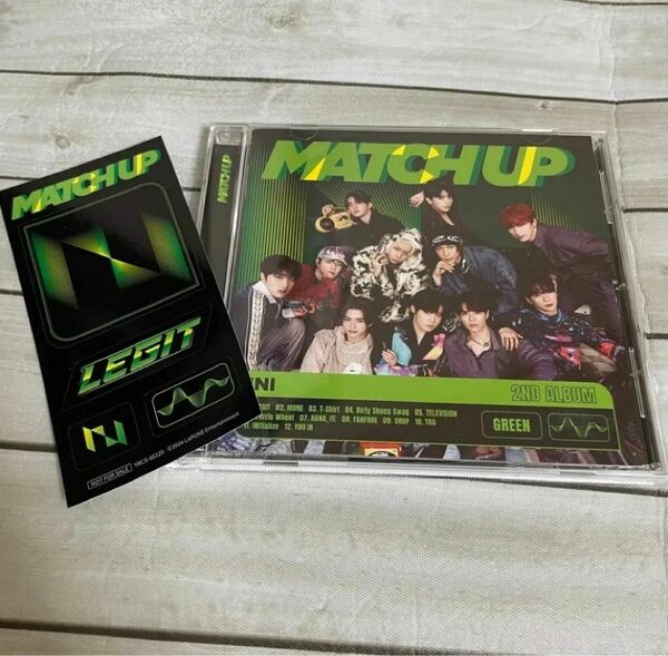 INI MATCH UP CD 通常盤 GREEN