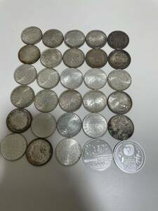  東京オリンピック 1964年 昭和39年 2002年2005年1000円 千円銀貨まとめ 硬貨枚30