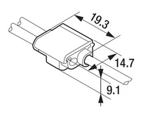 日立 Astemo 分岐タップ ピンク 1袋 10個入 適用電線0.30～1.25sq B-79 ネコポス送料無料_画像3