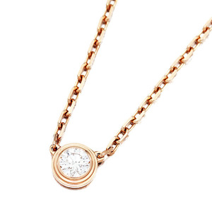  Cartier Cartier dam -ruSM K18PG diamond necklace 41cm D0.09ct pink gold 750 D'AMOUR