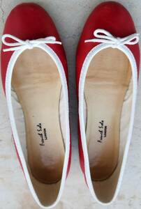 *French Sole French sole * ballet shoes ( red )37/23.5cm