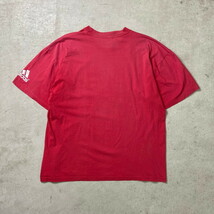 90年代 ギリシャ製 adidas アディダス 1KFC プリントTシャツ パフォーマンスロゴ メンズXL_画像8