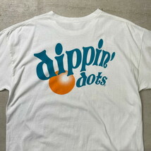 00年代 dippin'dots アイスクリーム プリントTシャツ 両面プリント メンズXL相当_画像7