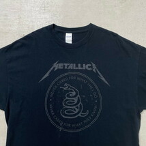 METALLICA メタリカ バンドTシャツ サークルロゴ メンズ2XL_画像2