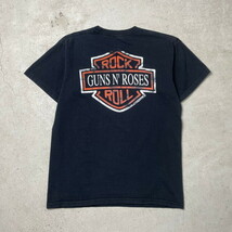 00年代 GUNS N' ROSES ガンズアンドローゼス バンドTシャツ バンT メンズS-M相当_画像6