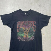 90年代 GUNS N' ROSES ガンズアンドローゼス バンドTシャツ バンT ツアー メンズL相当_画像2