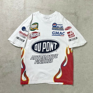 DUPONT デュポン NASCAR ナスカー 企業ロゴ レーシングプリントTシャツ メンズL