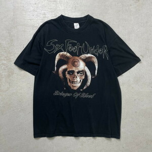 Six Feet Under - Bringer of Blood バンドTシャツ デスメタル メンズL