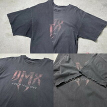 90年代 DMX DARK MAN ヒップホップ ラップT バンドTシャツ バンT ツアー メンズXL相当_画像4