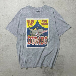 Disney ディズニー DUMBO キャラクタープリント Tシャツ メンズXL