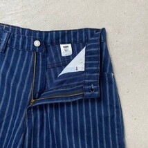 90年代 USA製 Levi's リーバイス オレンジタブ 951 ヒッコリーストライプ デニムショートパンツ ショーツ レディース メンズW27_画像3