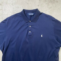 90年代 POLO GOLF Ralph Lauren ポロゴルフ ラルフローレン Tシャツ地 ポロシャツ メンズ2XL相当_画像2