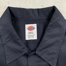 Dickies ディッキーズ ワークシャツ 半袖シャツ 企業ロゴワッペン メンズ2XL_画像5