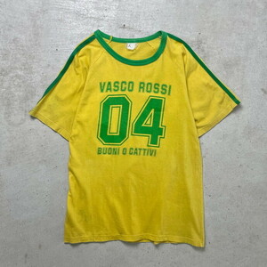 00年代 VASCO ROSSI バンドTシャツ ツアーT ラグランT メンズM相当