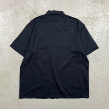 Dickies ディッキーズ ワークシャツ 半袖シャツ 企業ロゴワッペン メンズ2XL_画像7