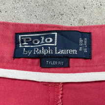 90年代 Polo by Ralph Lauren ポロバイラルフローレン 2タック ワイド チノ ショーツ ショートパンツ メンズW42_画像4