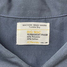 70年代 BIG MAC JCPenney ビッグマック 半袖 ワークシャツ メンズXL相当_画像5