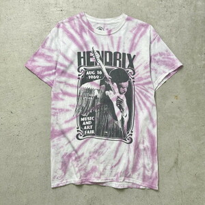 Jimi Hendrix ジミ・ヘンドリックス アーティストTシャツ バンドTシャツ タイダイ メンズM レディース