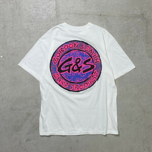 90年代 GORDON & SMITH SURF PRODUCTS サーフ プリントTシャツ メンズL-XL相当