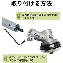 ★28mm歯数4★ 草刈機 ギヤケース 草刈り機部品 刈払機交換品 ギヤヘッド アウターパイプ適用 口径約24mm 歯数4/7/9/10/13 26mm_画像5