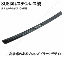 日産 セレナ Ｃ27系　後期　e-POWER　ハイウェイスター　MC後　リアバンパーガード　ステップガード　ブロンズブラック　黒_画像2