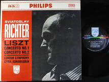 CBFR-1/1 オリジナル Philips【米】PHS 900-000 リヒテル Liszt ピアノ協奏曲 第1番 2番 Kondrashin コンドラシン指揮 ロンドン響 Richter_画像1