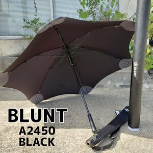 BLUNT 傘　耐風傘　ブラント A2450 ブラック　長傘　メンズ　レディース 防風　手開き傘　ブラントアンブレラ　大きい傘【140n411】
