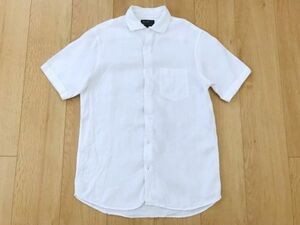 【良品】BEAMS＊リネンシャツ＊白＊S